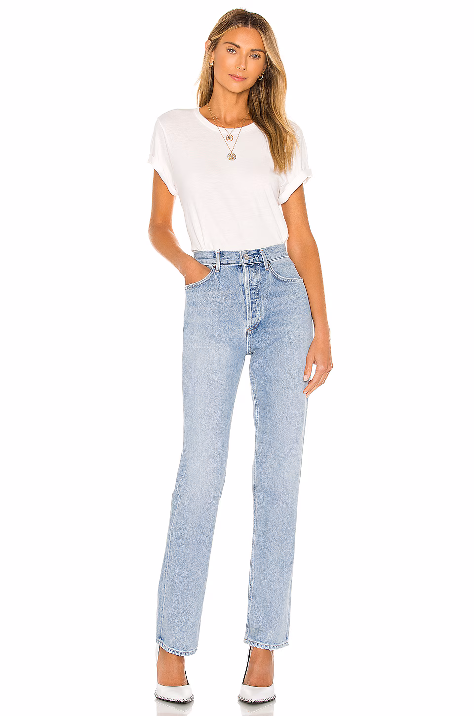 ساق مستقيمة LANA AGOLDE brand:AGOLDE